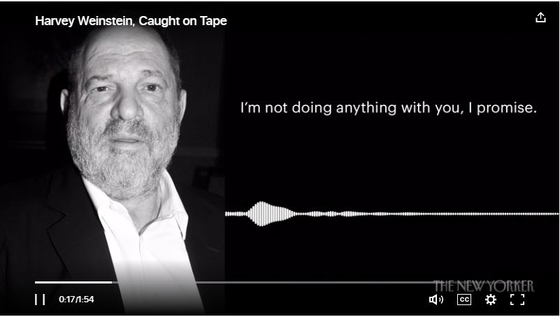 audio tape Weinstein
