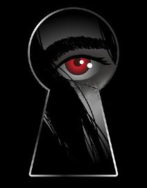 occhio-guarda-dal-buco-della-serratura-Stalker