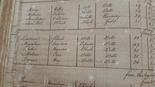 nomi-schiavi-St-Lucia-1834 registro-elenco-schiavi-Saint-Lucia-1834